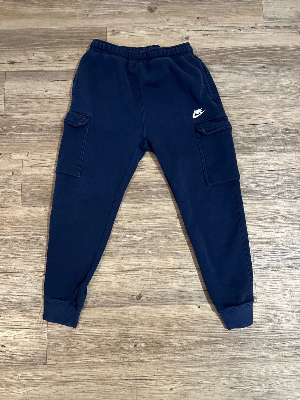 Nike Fleece Cargo Stay Warm Bundle Feet Sports Long Pants Royal blue
